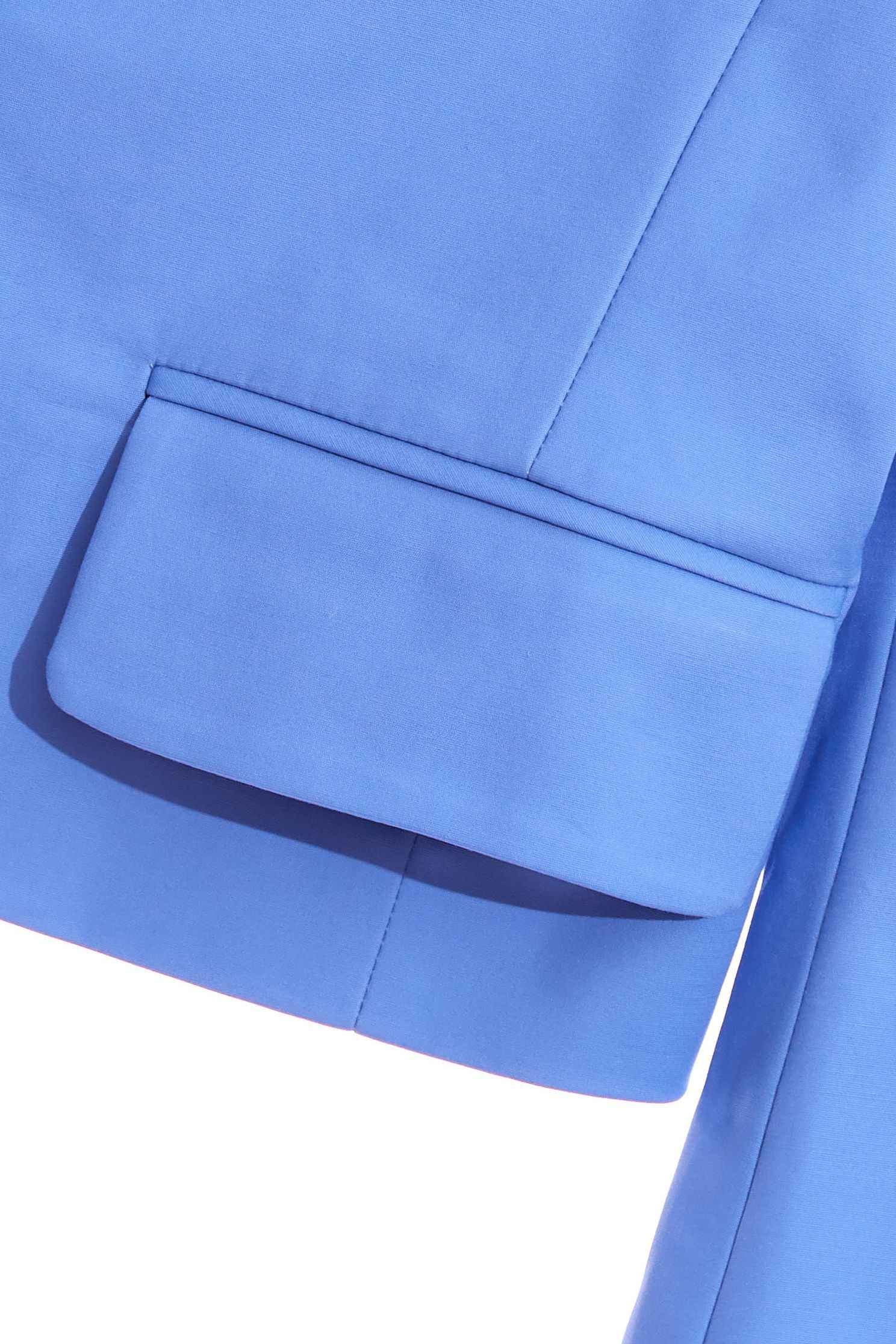 Sky blue short suit jacket,Outerwear,Season (SS) Look,Season (AW) Look,i Select,Blazers,Long sleeve outerwear