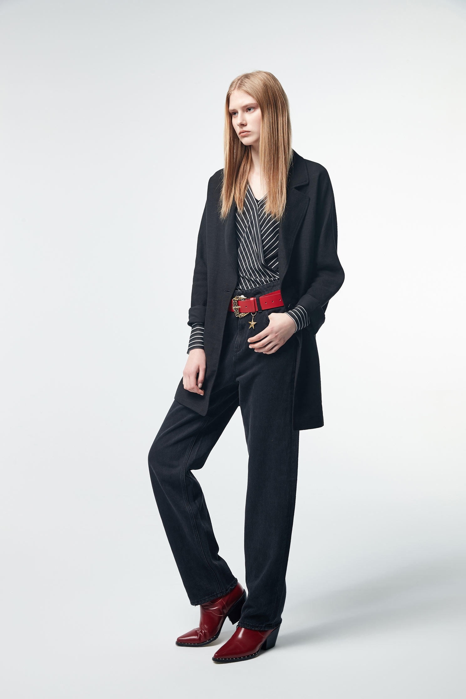 Cotton suit jacket,Outerwear,Season (SS) Look,Season (AW) Look,i Select,Blazers,Long sleeve outerwear,Black outerwear