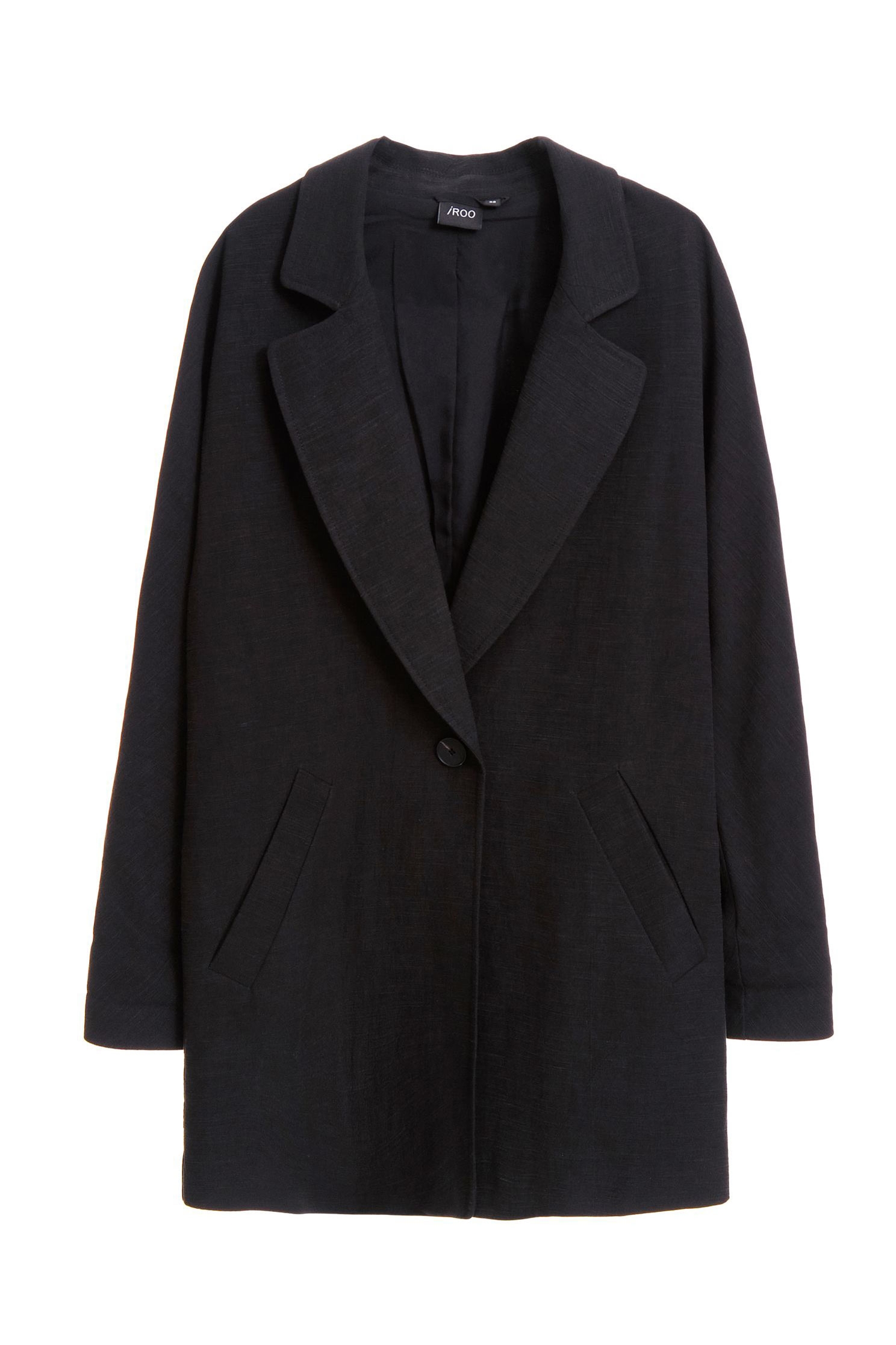 Cotton suit jacket,Outerwear,Season (SS) Look,Season (AW) Look,i Select,Blazers,Long sleeve outerwear,Black outerwear