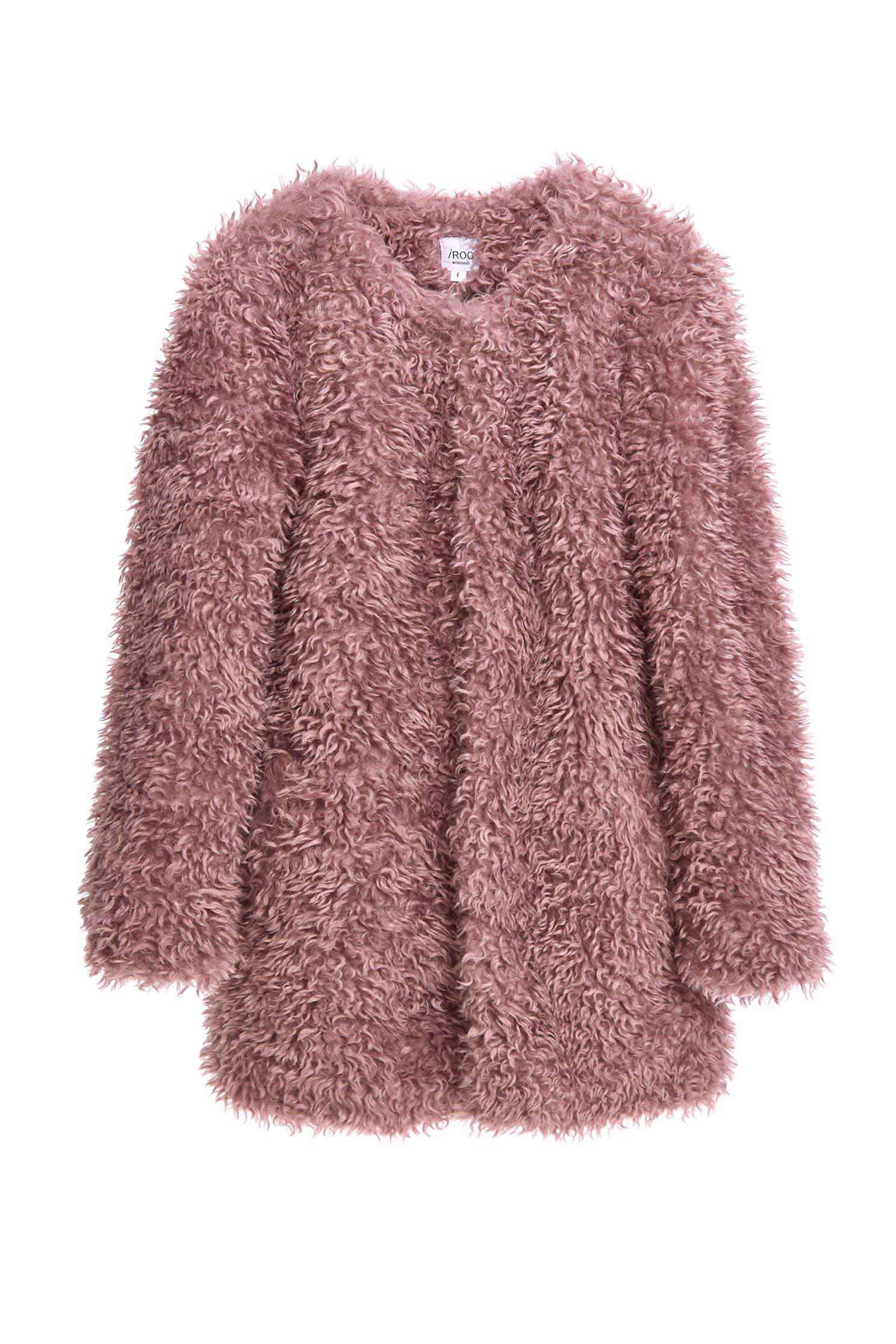 Fleece Textured coat,Jackets,Ready for Winter,Outerwear,Season (AW) Look,Long sleeve outerwear