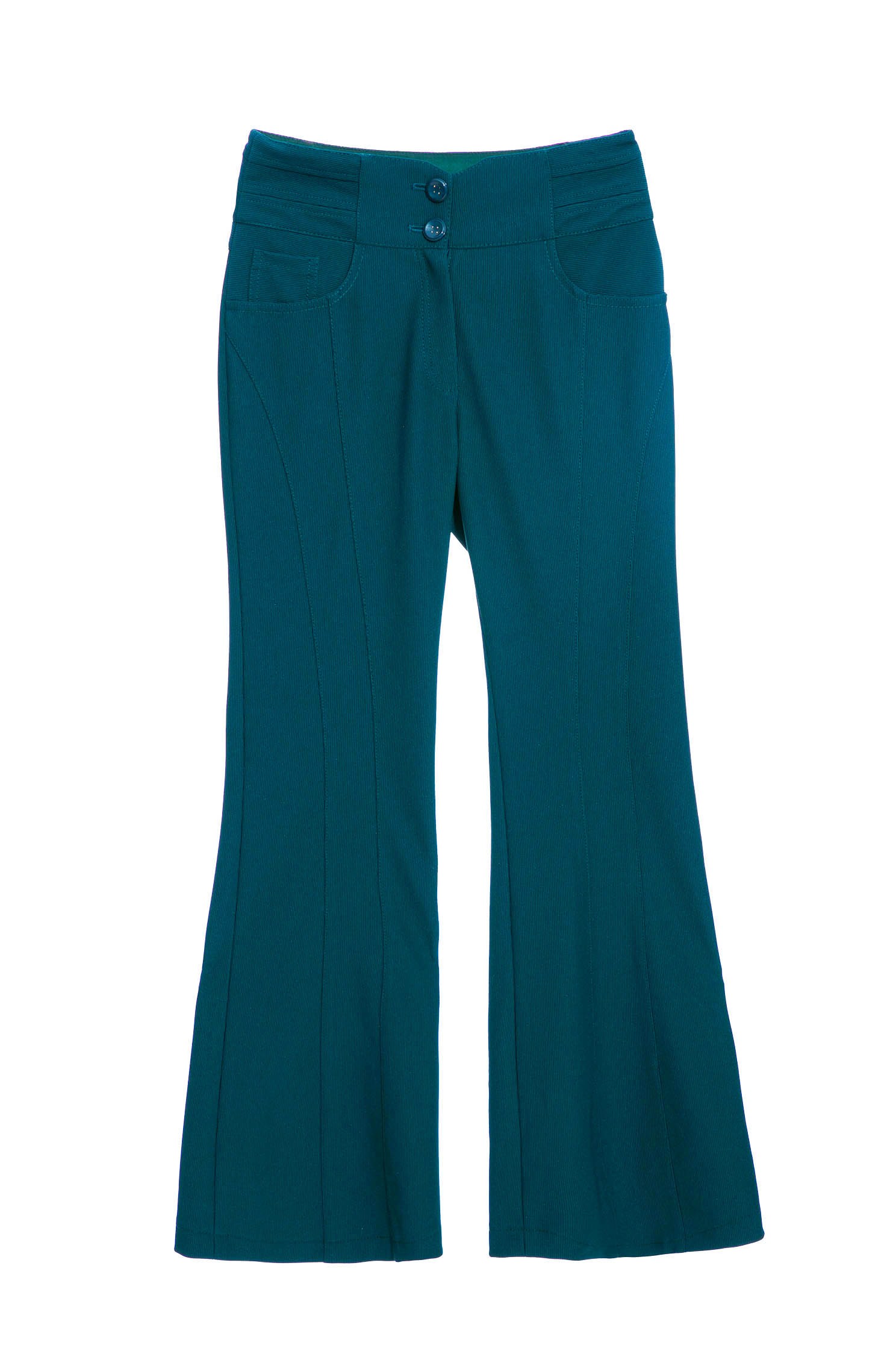 銅綠色喇叭長褲銅綠色喇叭長褲,喇叭褲,春夏穿搭,條紋,褲子,西裝褲,長褲