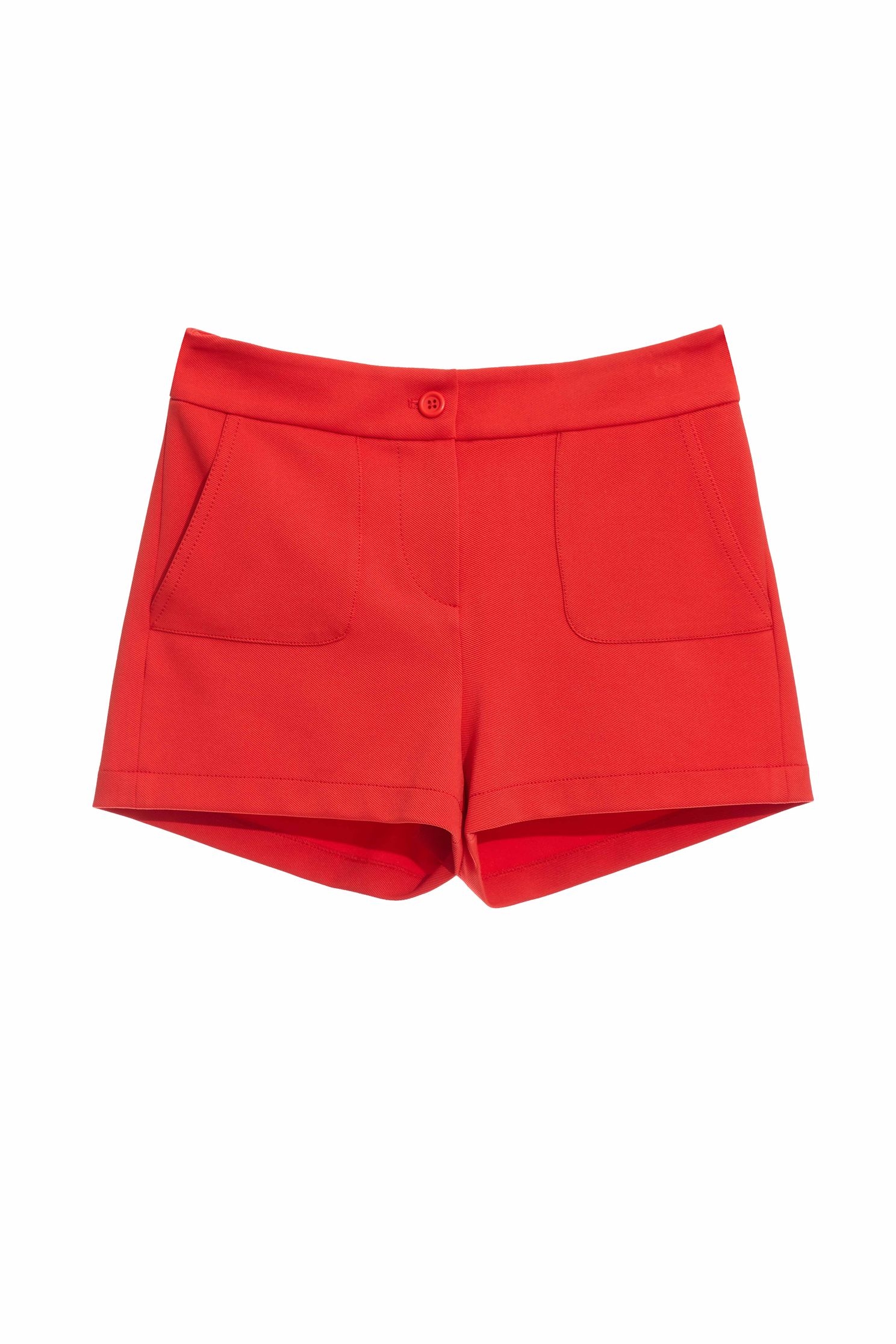 橘紅色短褲橘紅色短褲,春夏穿搭,短褲,舒適主義,針織,開運紅