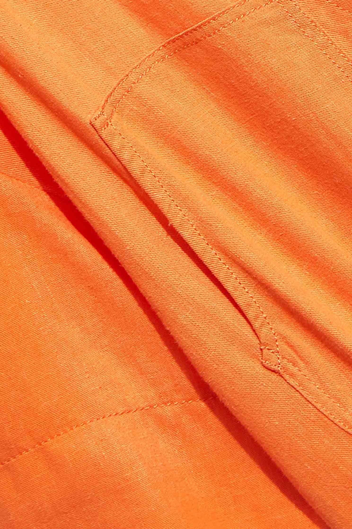 橘色翻領洋裝橘色翻領洋裝,一般洋裝,春夏穿搭,短袖洋裝,舒適主義
