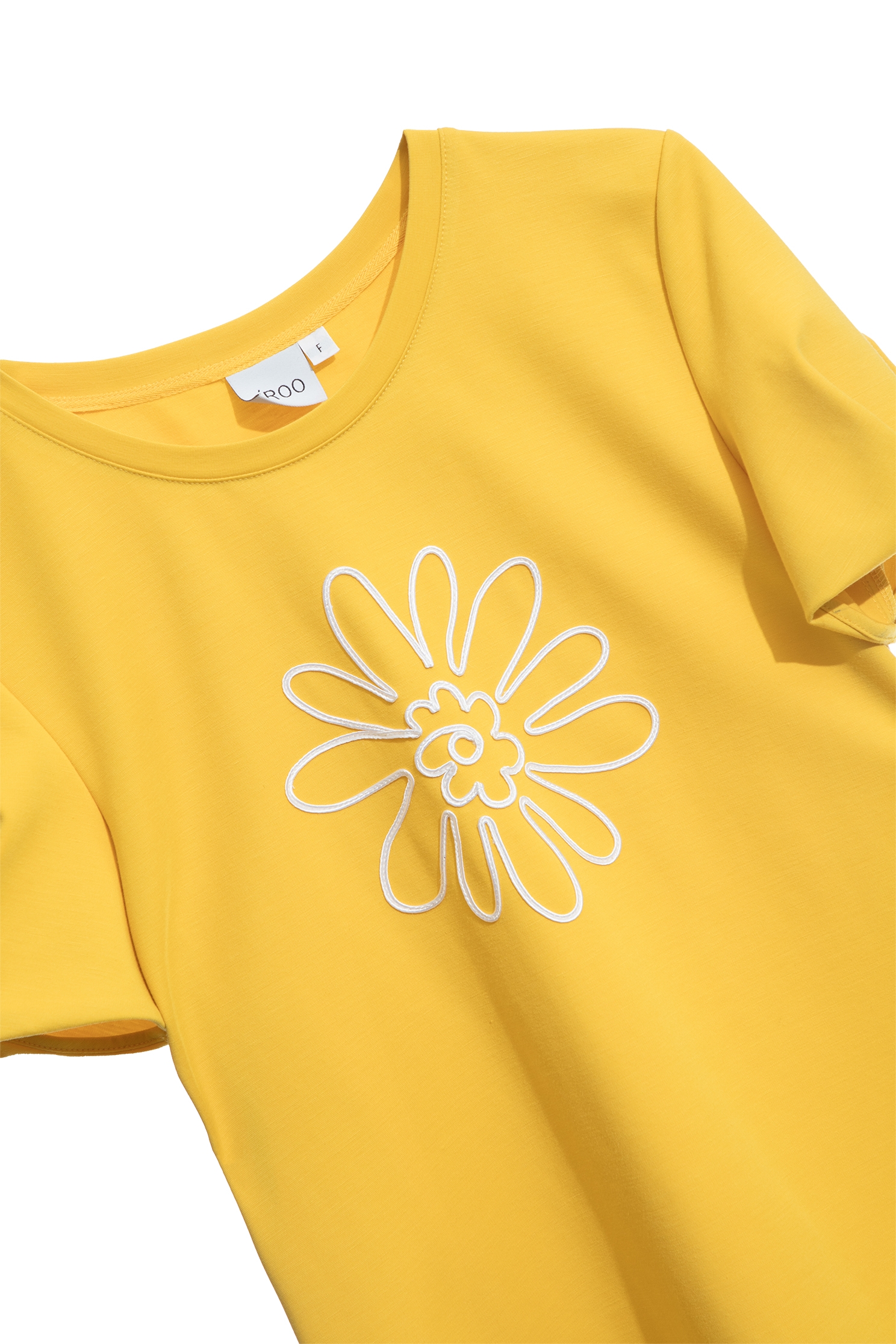 花粉黃單品上衣花粉黃單品上衣,T-Shirt,上衣,人氣商品,派對特輯,秋冬穿搭