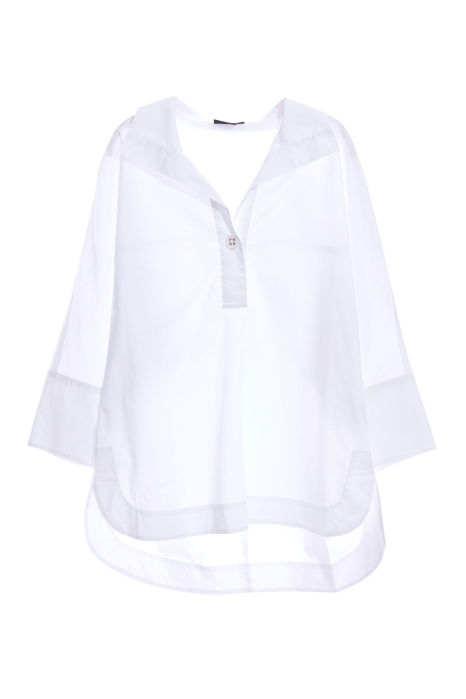 Casual POLO shirt with wide-sleeves,Tops,Season (SS) Look,Blouses