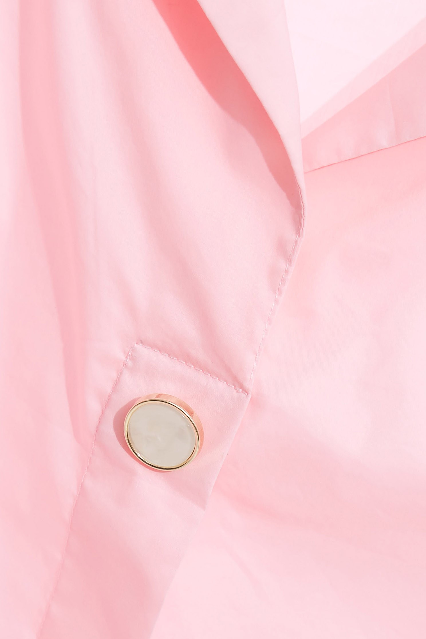 Shirt-style top with shell buttons,Tops,Season (SS) Look,Pink,Blouses