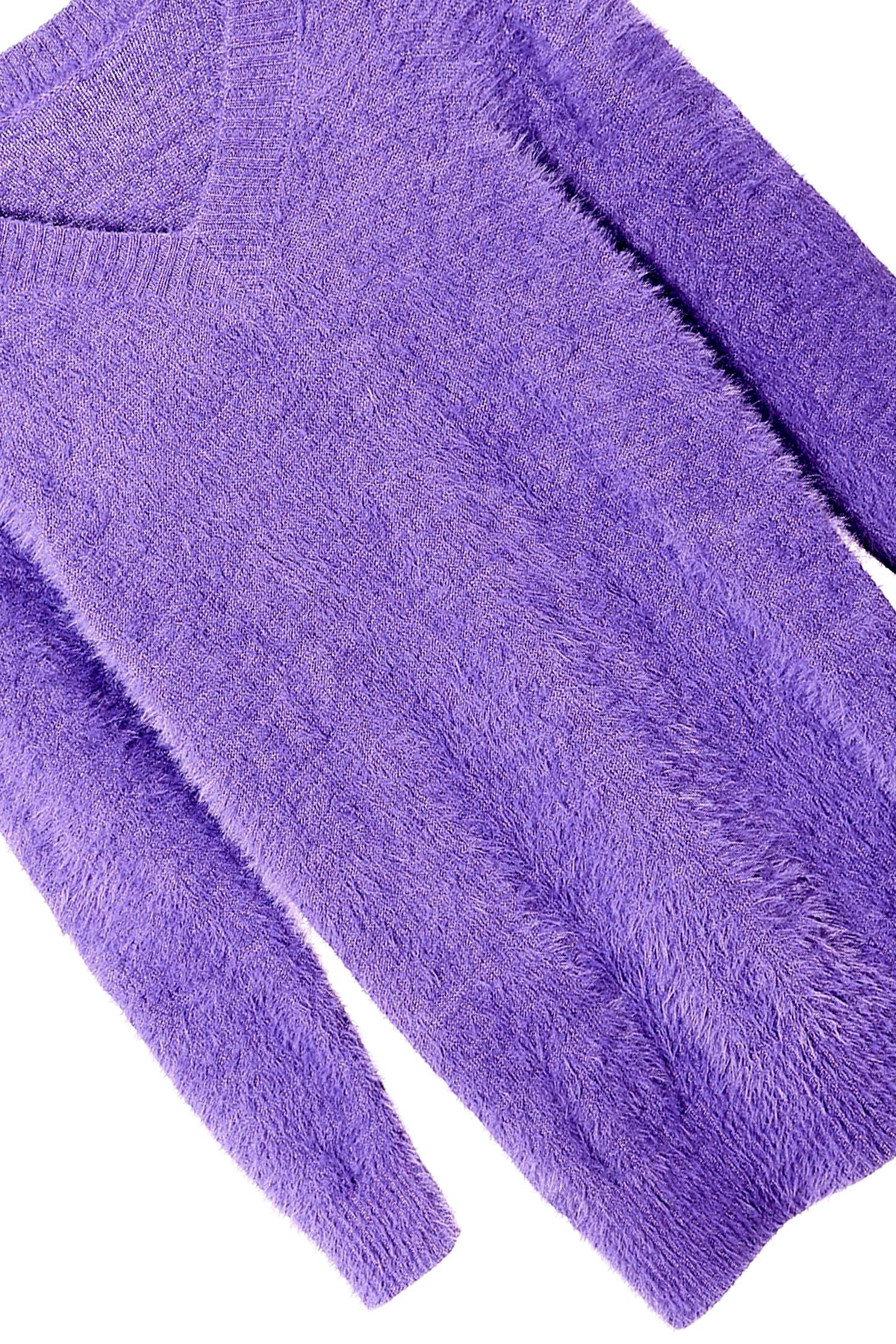 蝴蝶蘭紫針織長上衣蝴蝶蘭紫針織長上衣,上衣,新年開運特輯,秋冬穿搭,約會特輯,針織,針織上衣,針織衫