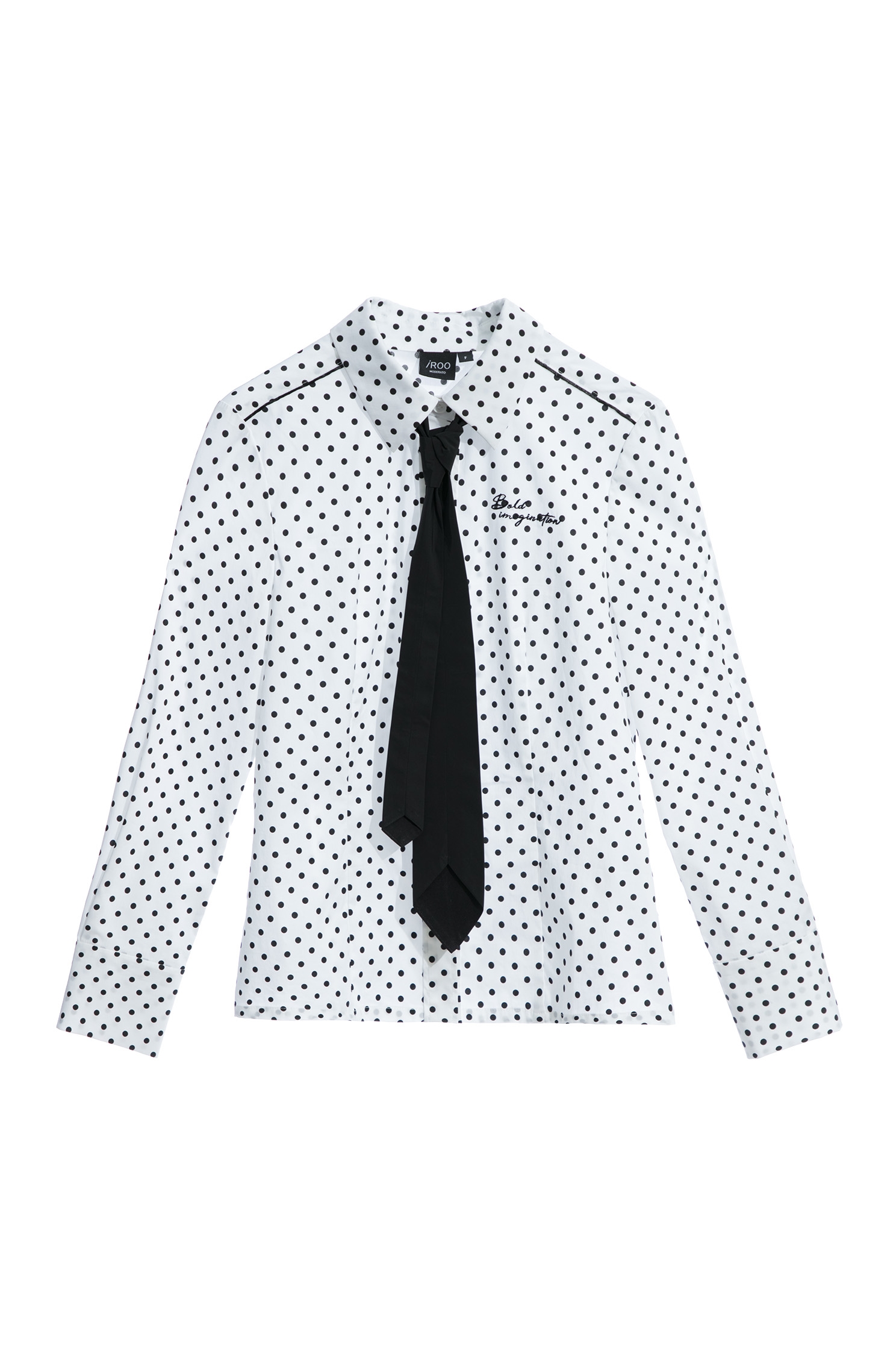 黑白點領帶襯衫黑白點領帶襯衫,人氣商品,秋冬穿搭,襯衫