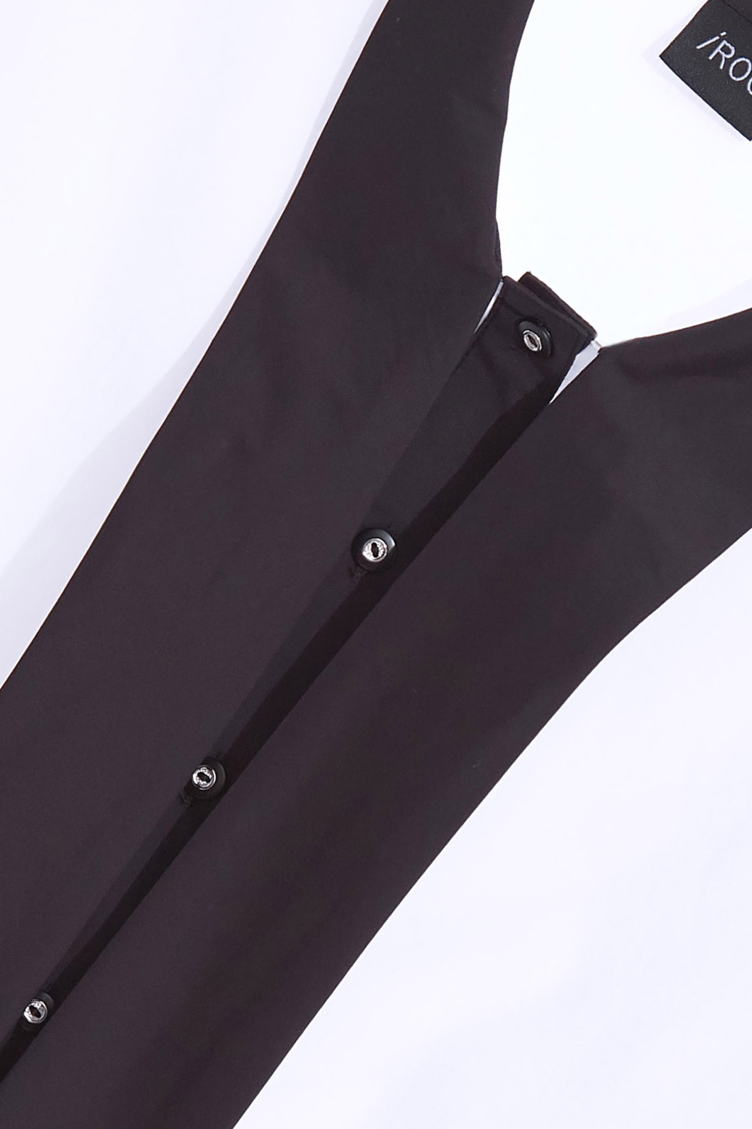 Contrasting top with tie,Tops,Season (SS) Look,iROO LIVE,Blouses