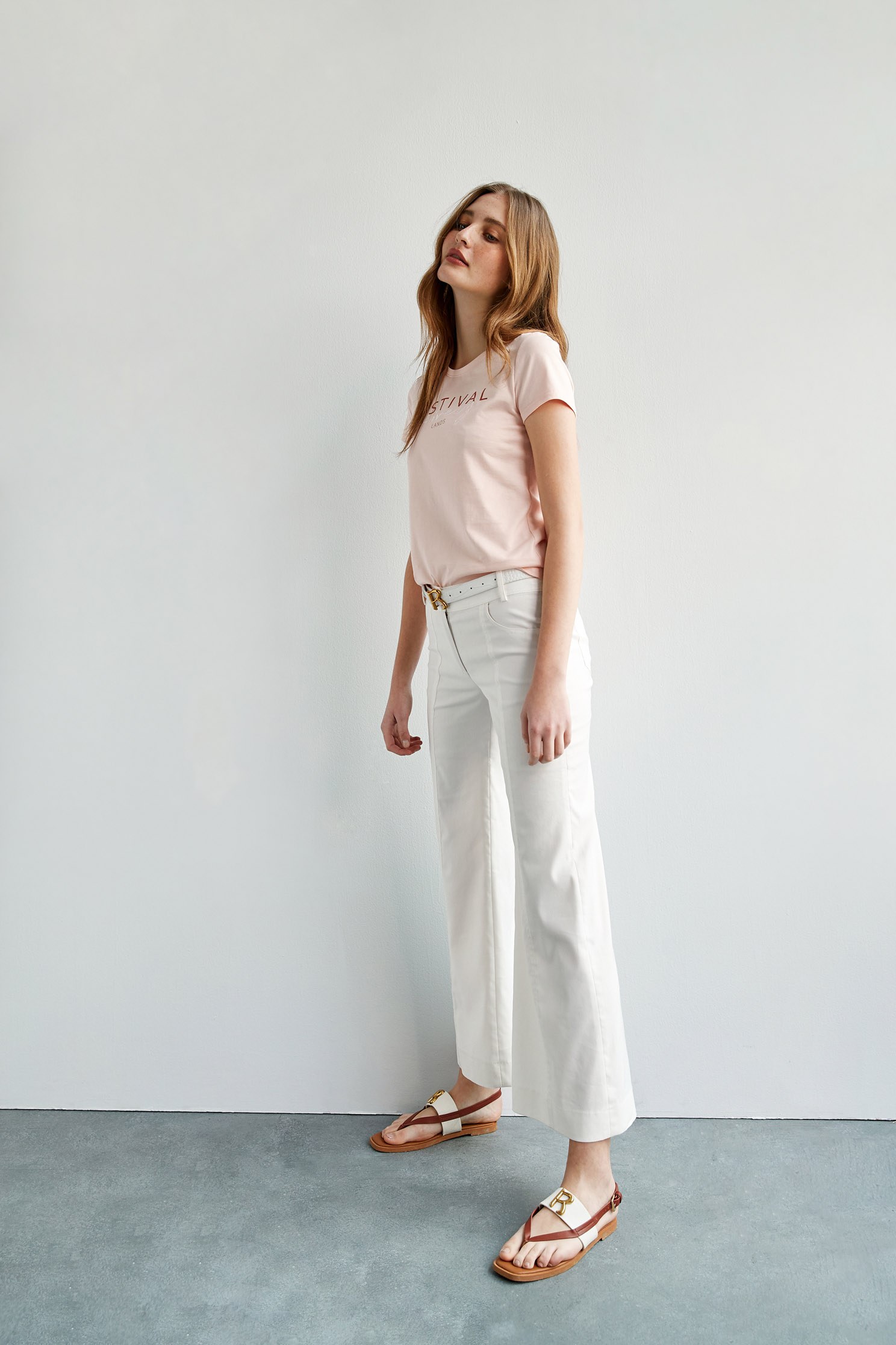 Embroidered T-shirt top with text,T-shirts,T-shirts,Tops,Embroidered,Online Exclusive,Season (SS) Look,Cotton