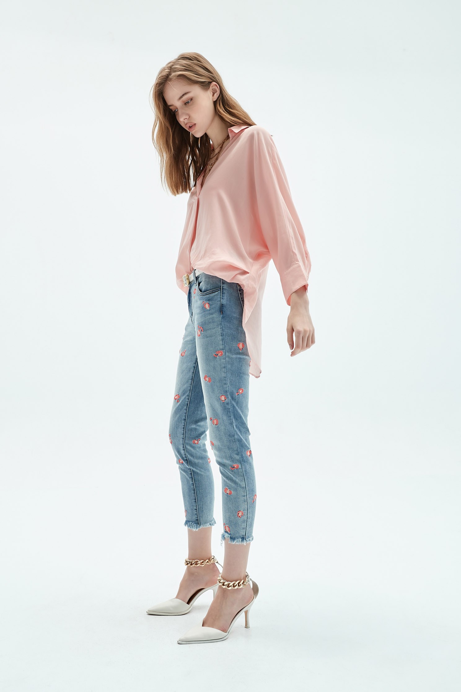 Comfortable peach top,Tops,Season (SS) Look,Blouses