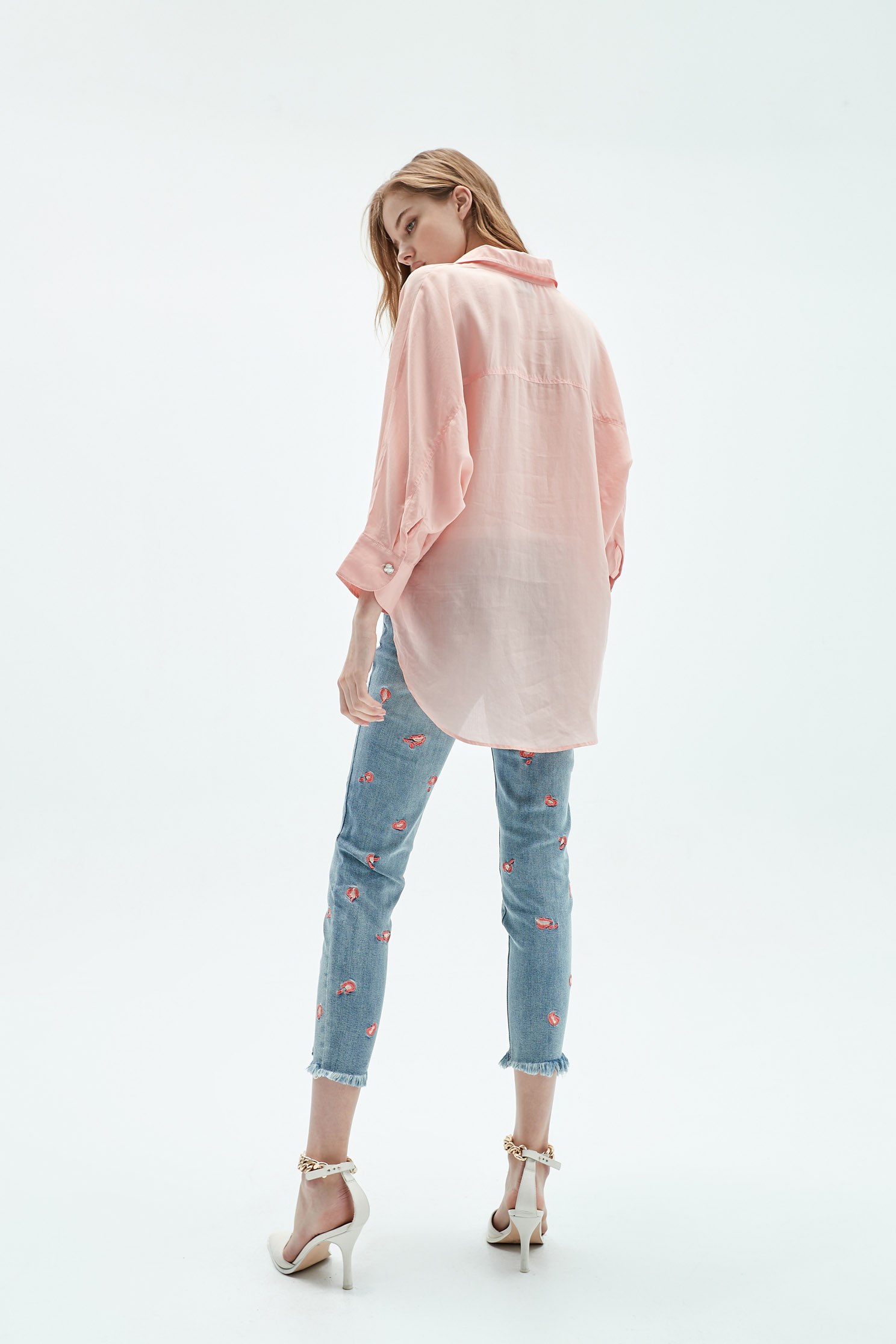 Comfortable peach top,Tops,Season (SS) Look,Blouses