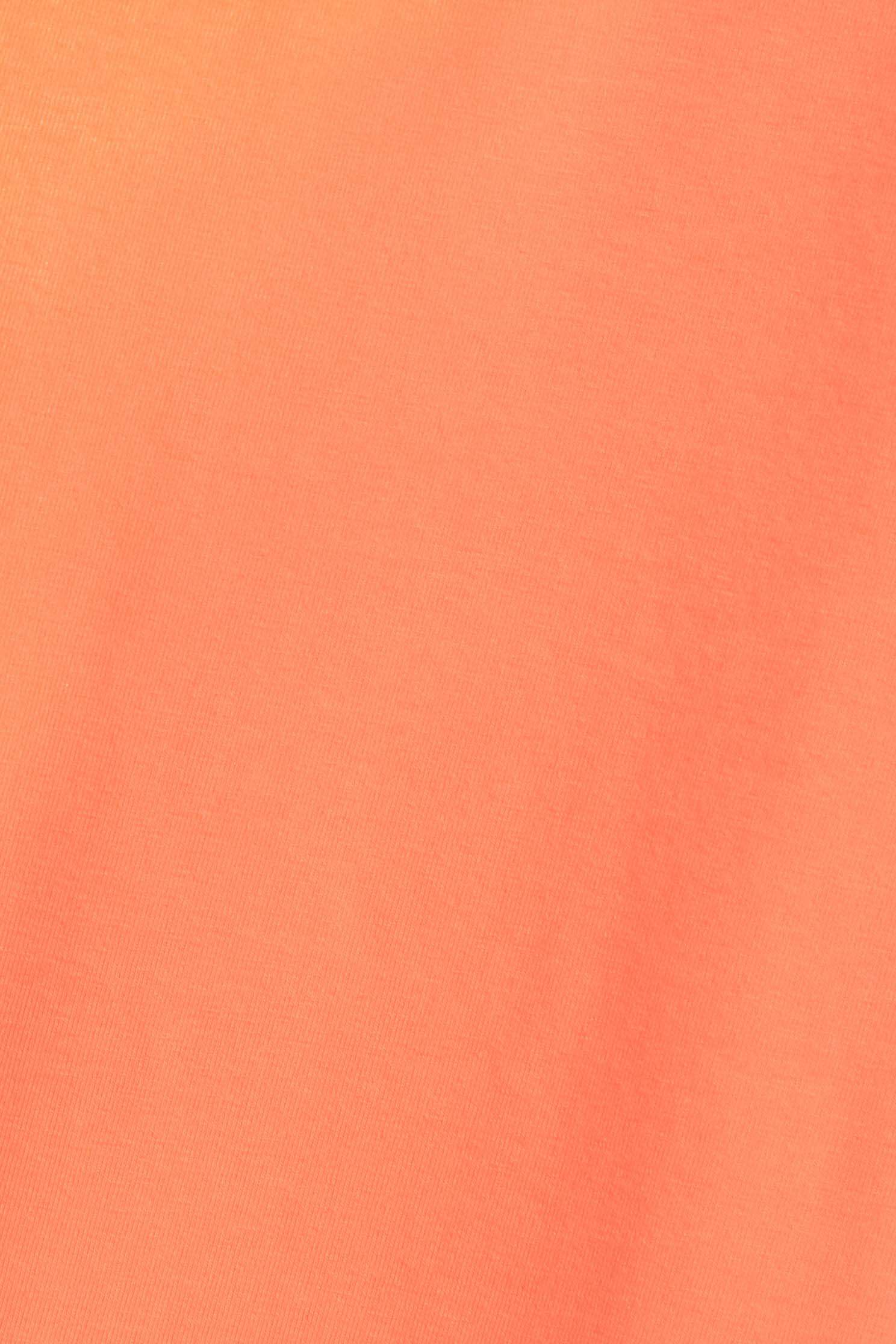 橘色刺繡崁針珠T恤,短袖 t恤,圓領 t恤,刺繡 t恤橘色刺繡崁針珠T恤,T-Shirt,T恤,上衣,刺繡,母親節專區,珍珠,秋冬穿搭,舒適主義,蕾絲