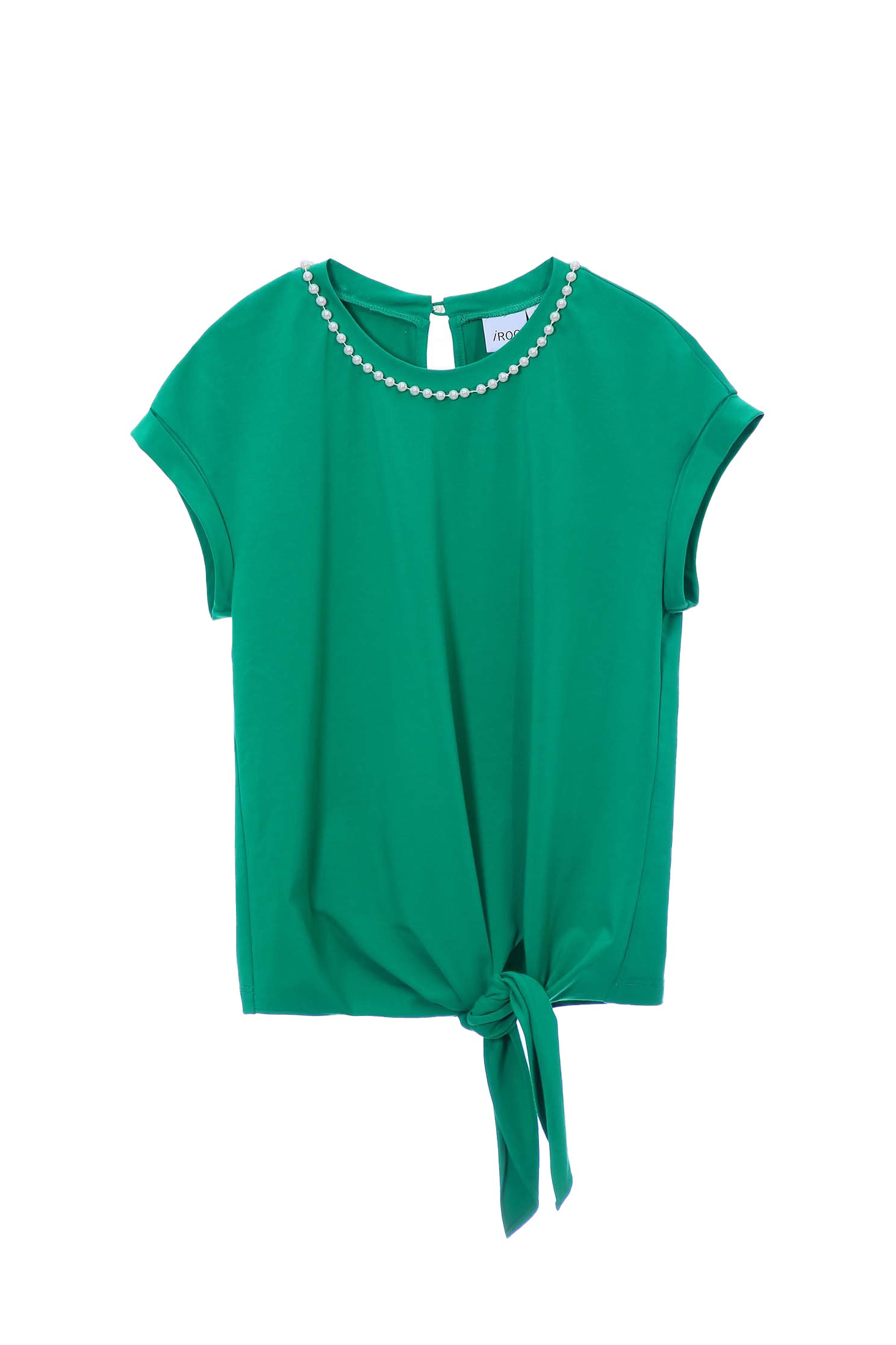 珍珠領圈T恤上衣,珍珠 棉,綠色 上衣,圓領 上衣珍珠領圈T恤上衣,T恤,上衣,春夏穿搭,珍珠,視覺顯瘦
