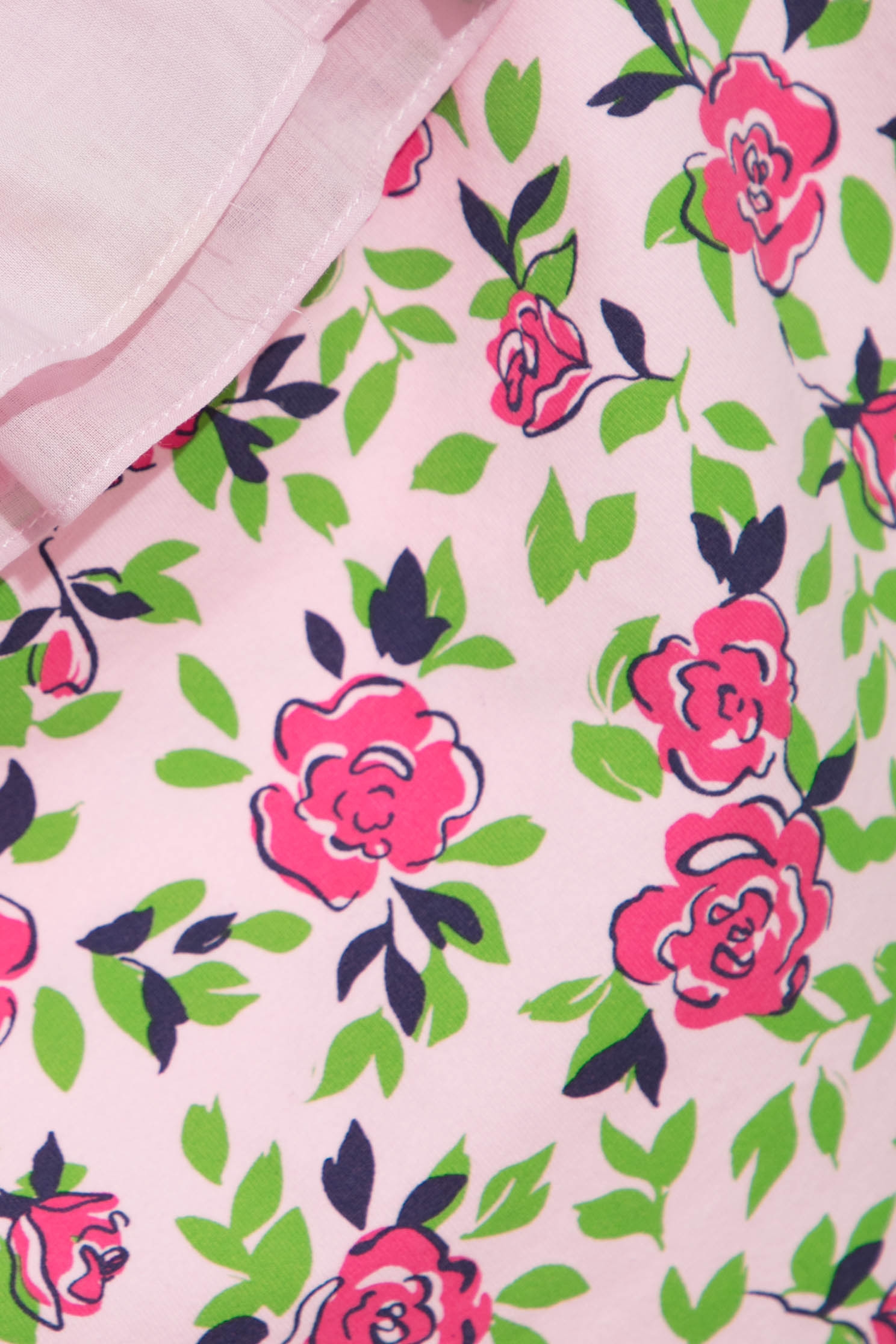 薔薇印花T恤上衣薔薇印花T恤上衣,T恤,上衣,春夏穿搭,母親節專區,純棉,花花世界,荷葉