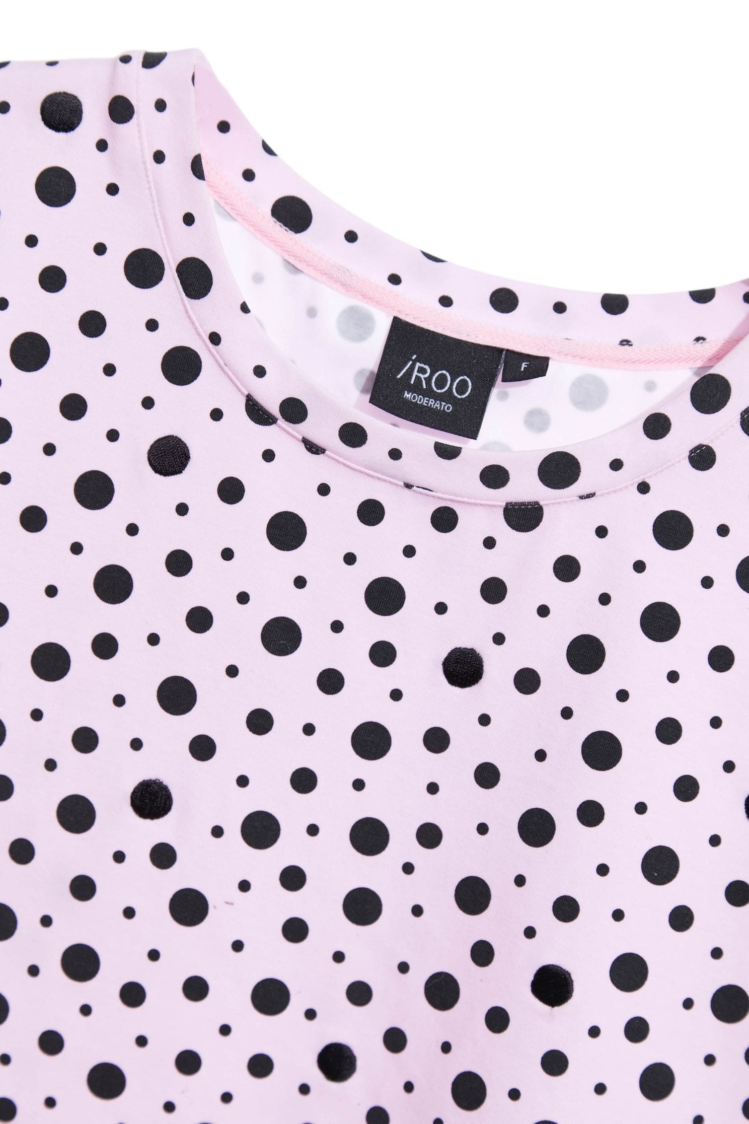 Dot print T-shirt,T-shirts,T-shirts,Trends,Season (AW) Look,Pink,Cotton