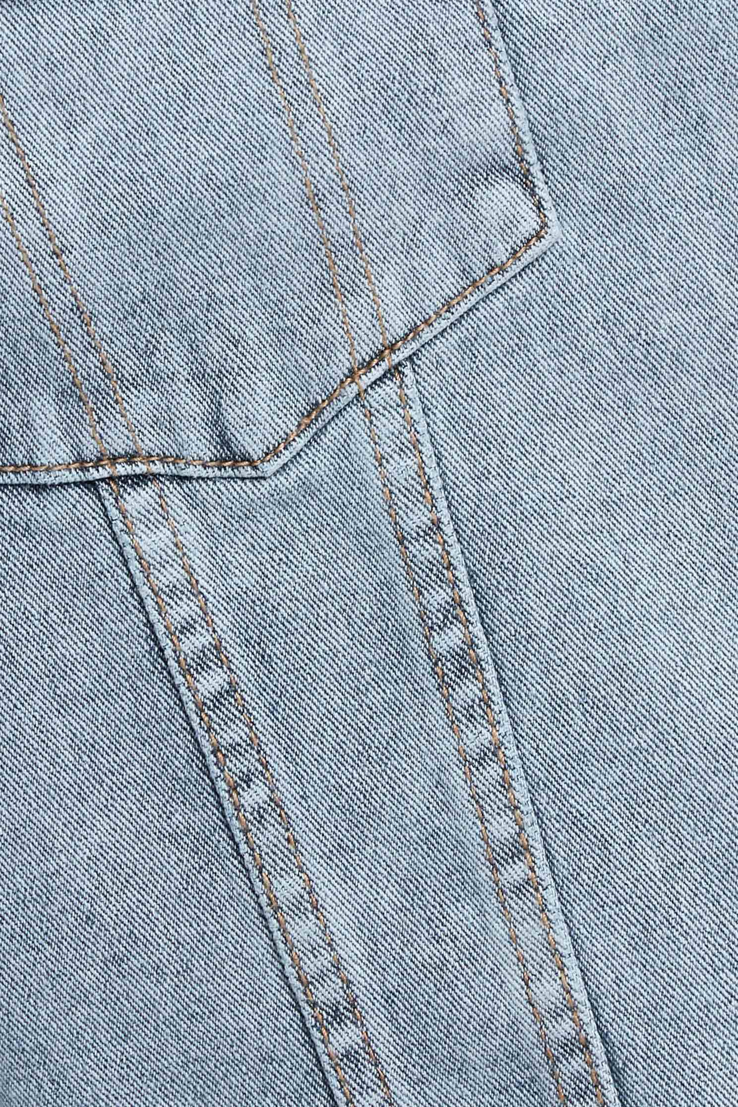 Embroidered printed denim jacket,Outerwear,Dress to Impress,Denim,Denim Jaackets,Season (AW) Look,Embroidered