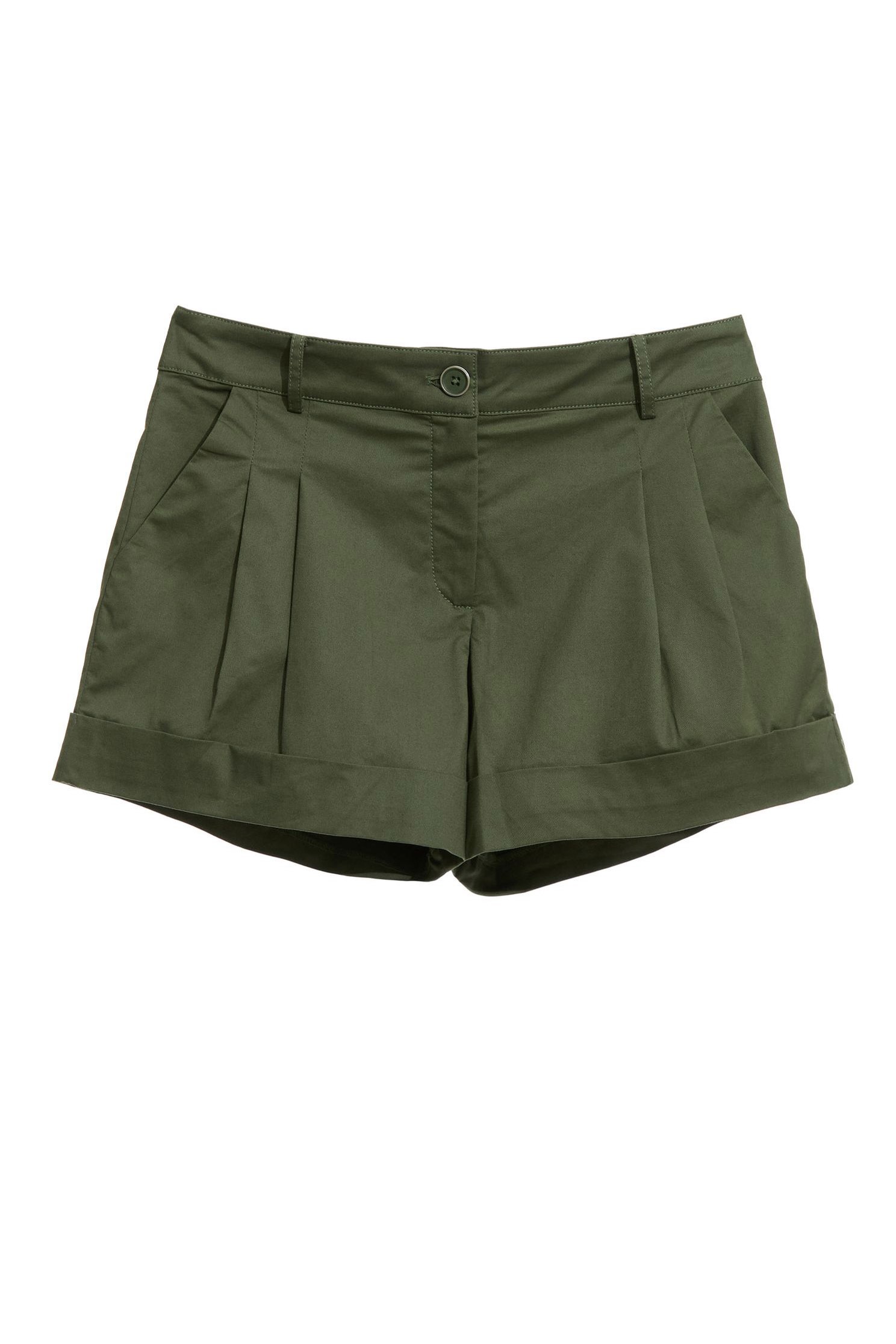 橄欖綠短褲橄欖綠短褲,短褲,秋冬穿搭,腰帶