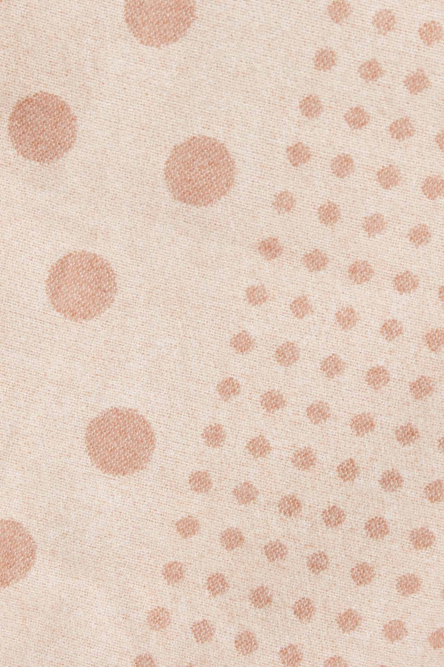 Polka dot two-tone fringed scarf,Scarves,Season (AW) Look,Pink