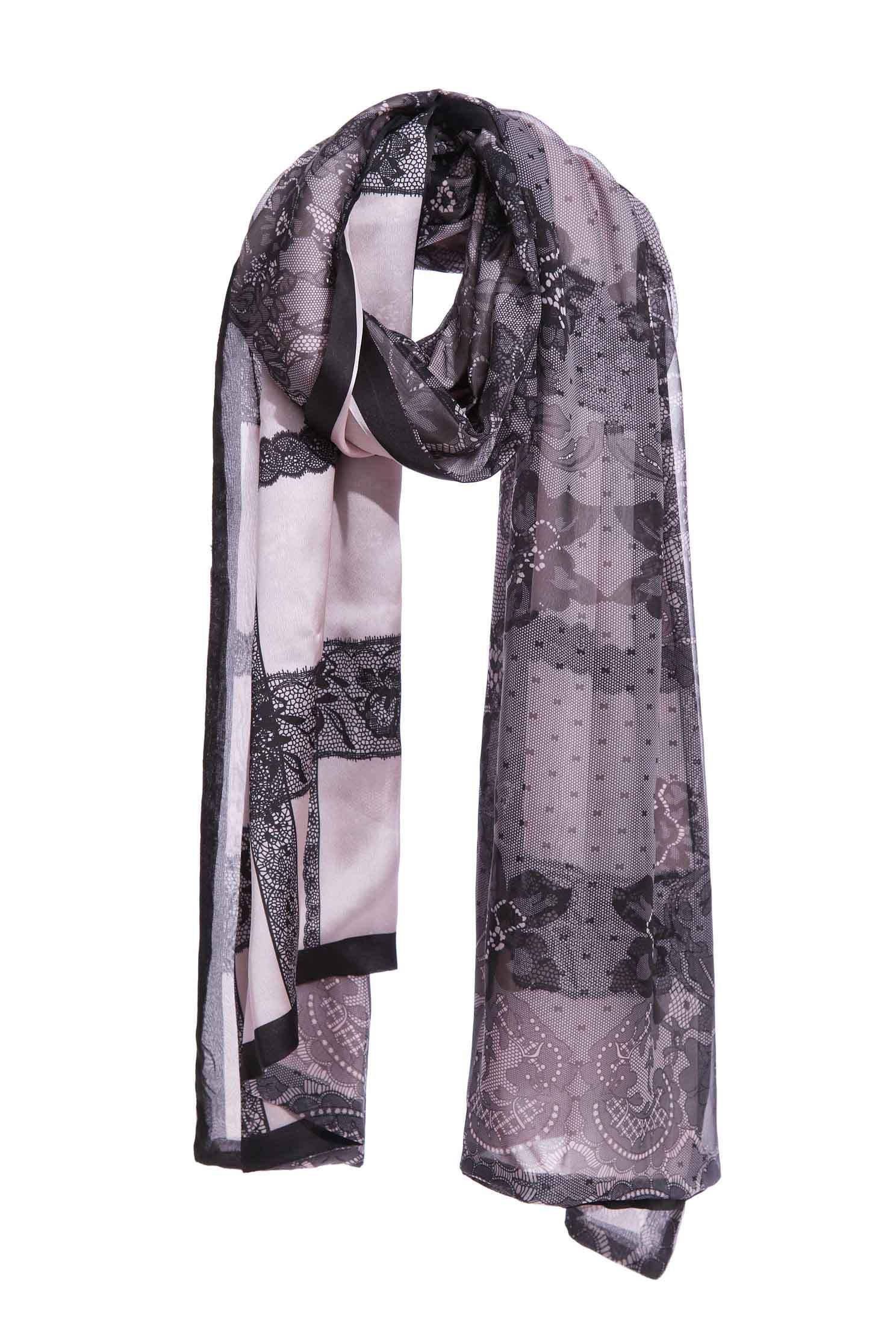 Double lace scarf,Scarves,Season (AW) Look,Lace