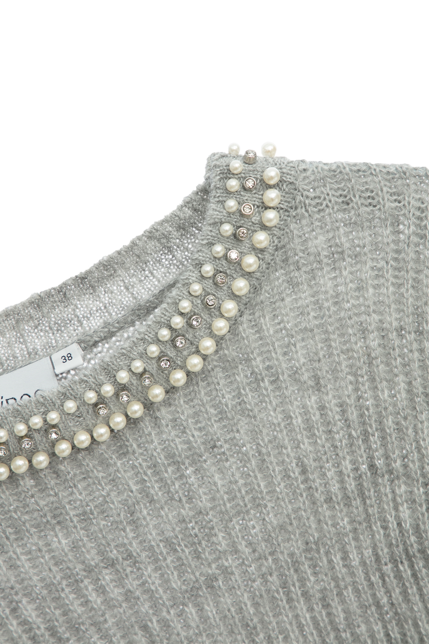 綴珍珠領針織上衣綴珍珠領針織上衣,上衣,珍珠,秋冬穿搭,針織,針織上衣,針織衫