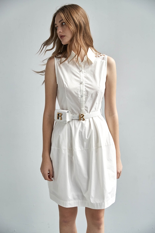 白色背心洋裝,白色洋裝