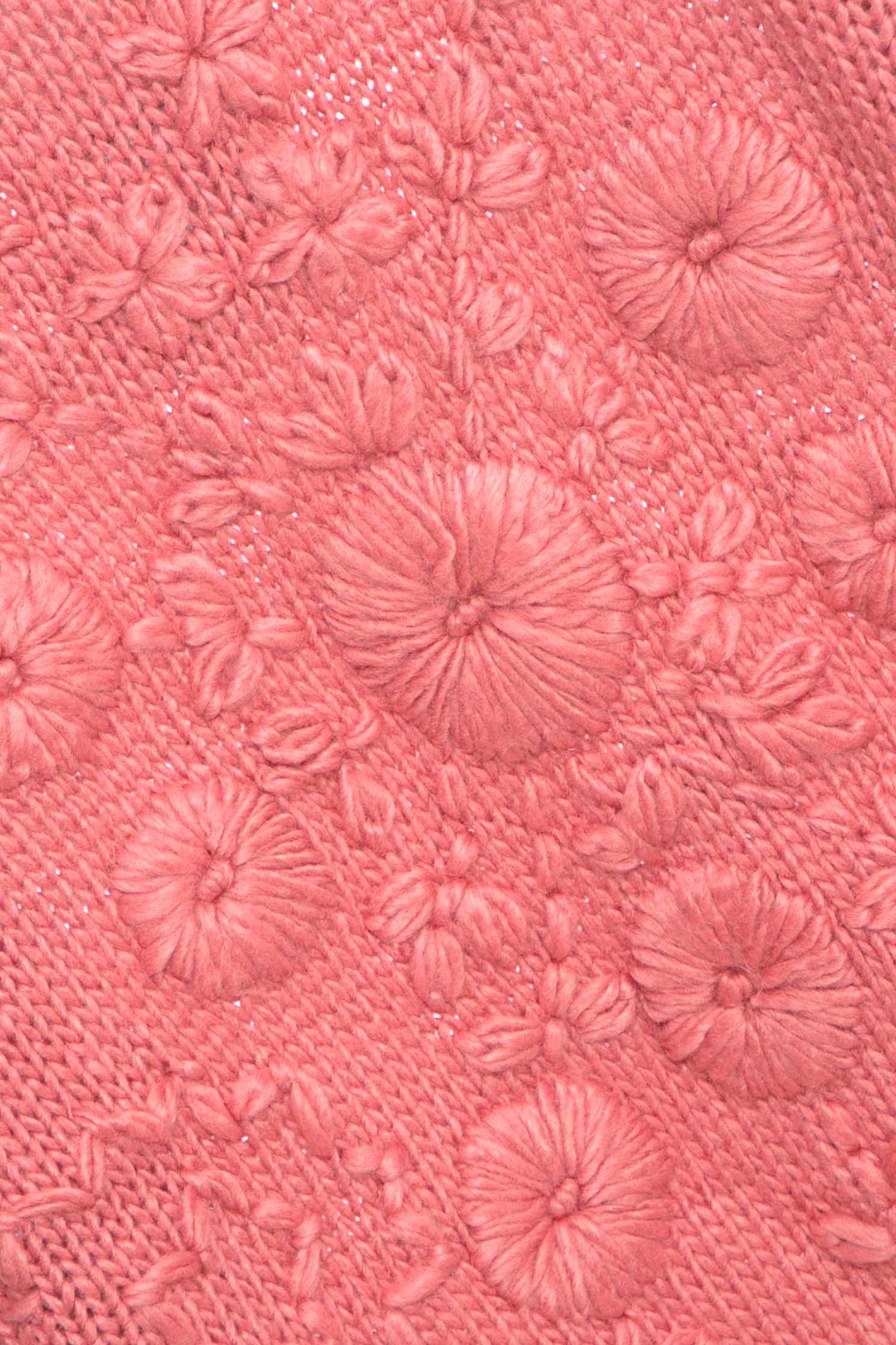 Pink Wool Gabardine Fabric